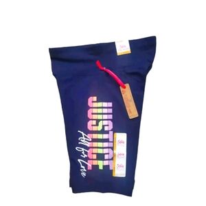 Justice Girl's Graphic Bike Shorts Size L (12-14)
